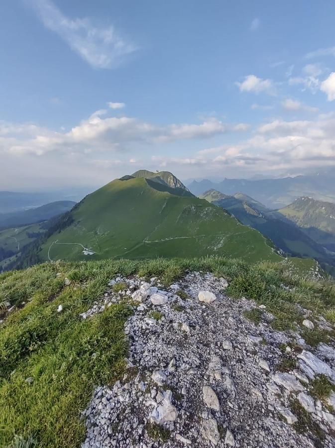 Boutique Hotel Corbetta - Spa 60M2 - La Montagne A 5 Minutes De L'Autoroute A12 Aux Paccots Sur Montreux - Nouveau Loft Familial - Profitez Du Lac Leman Et Des Montagnes En Meme Temps Les Paccots المظهر الخارجي الصورة